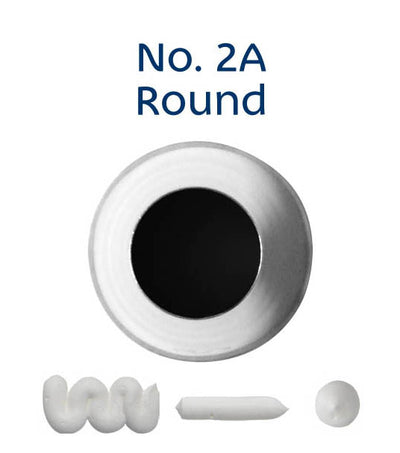 Piping Tip No. 2A ROUND MEDIUM S/S