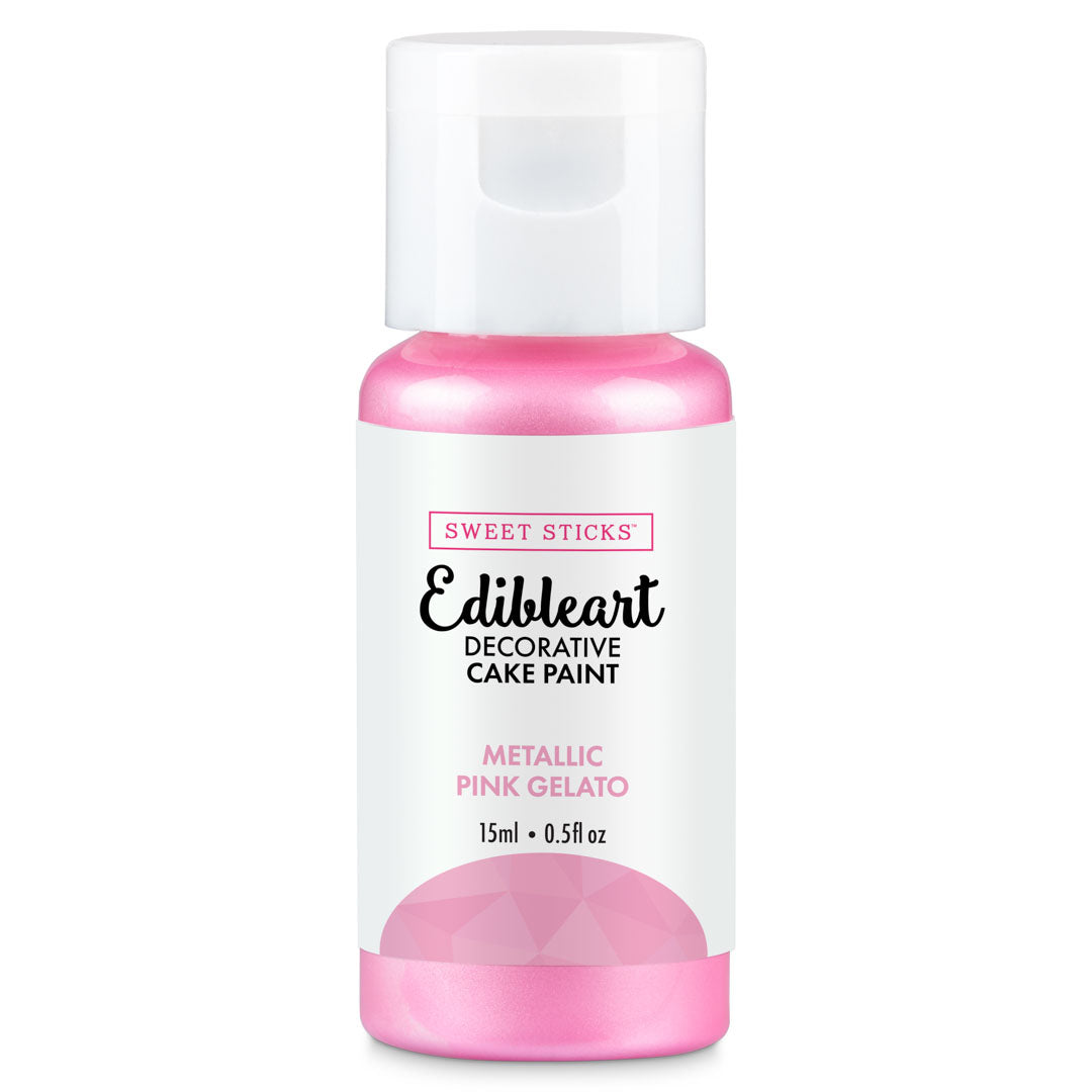 Pink Gelato Metallic Edibleart Paint 15ml