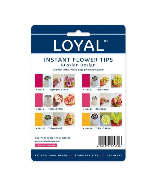 Russian Instant Flower Tip Set (6pc)