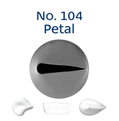 Piping Tip No. 104 PETAL STANDARD S/S