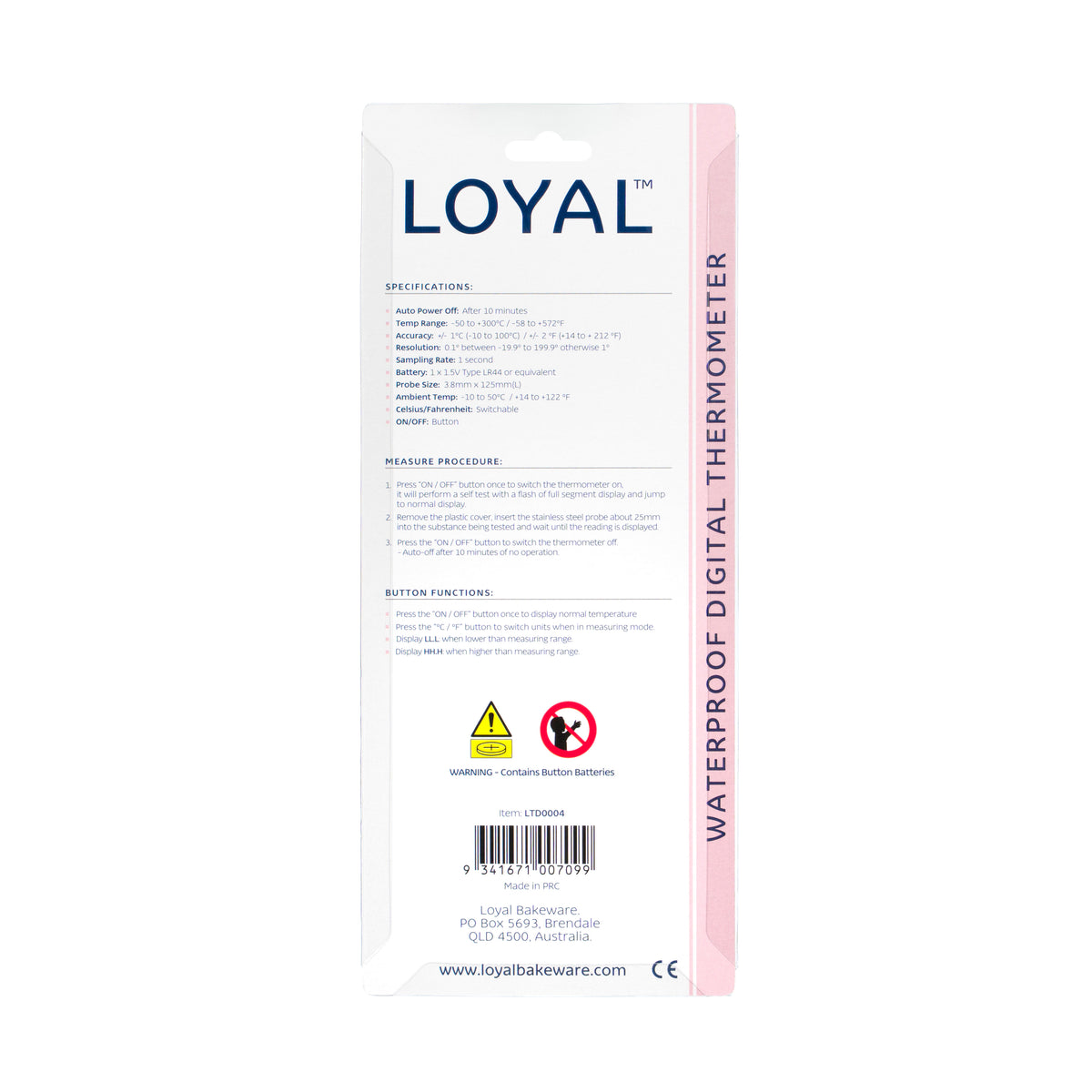 Digital Waterproof Thermometer