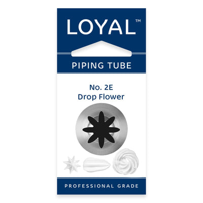 Piping Tip No.2E DROP FLOWER MEDIUM S/S