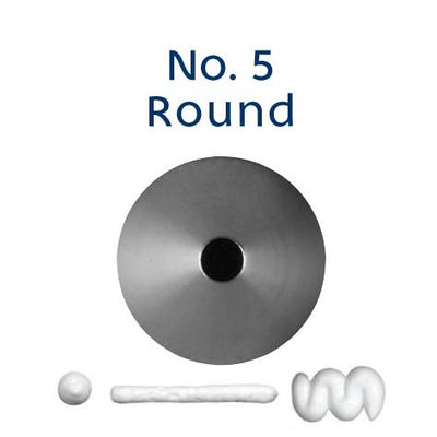 Piping Tip No.5 ROUND STANDARD S/S