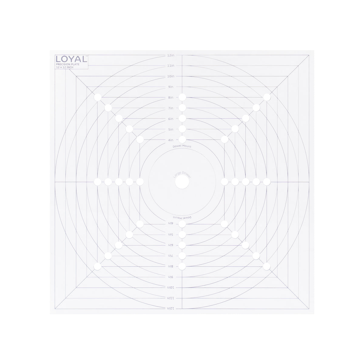 LOYAL Precision Plate 12x12"