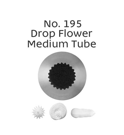 Piping Tip No. 195 DROP FLOWER MEDIUM S/S