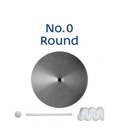 Piping Tip Round 0 Uncarded