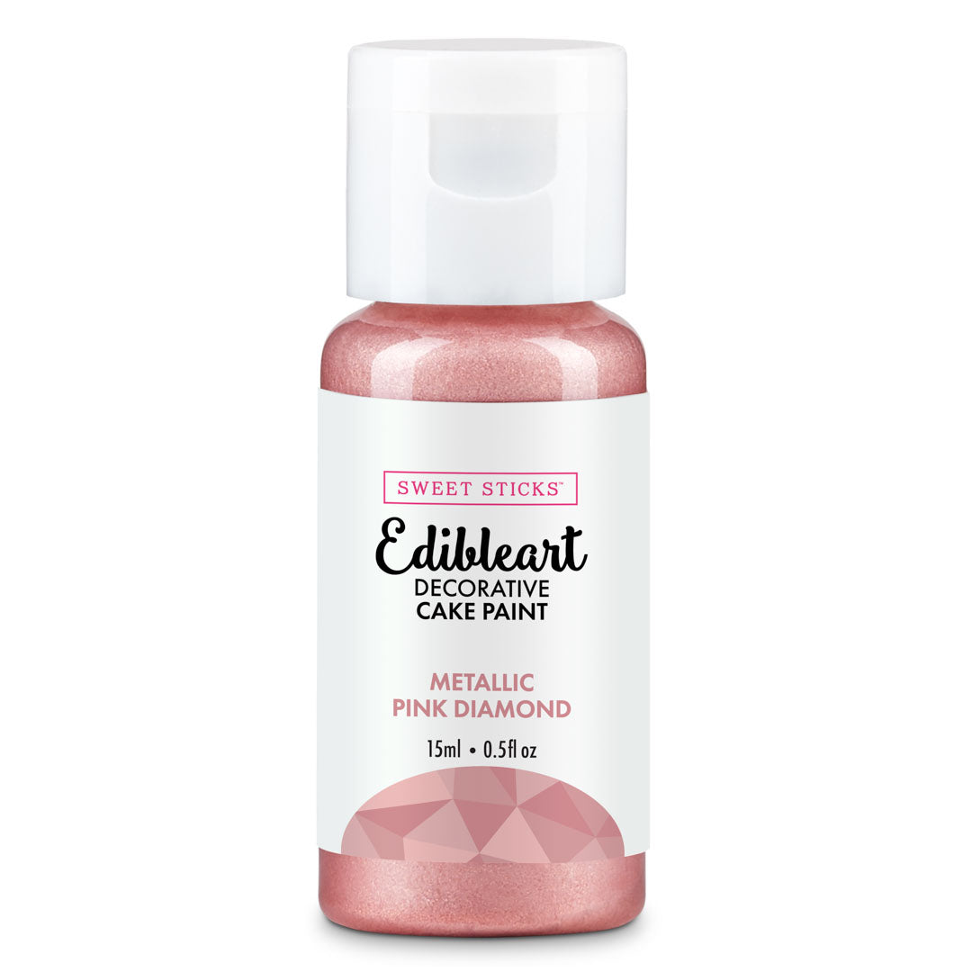 Pink Diamond Metallic Edibleart Paint 15ml