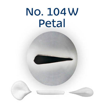 Piping Tip No. 104W PETAL STANDARD S/S