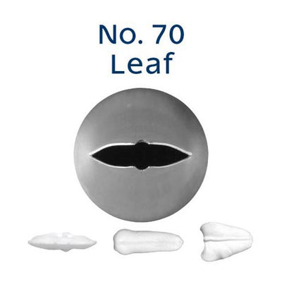 Piping Tip No. 70 LEAF STANDARD S/S
