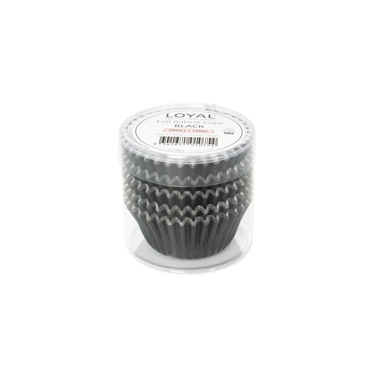 Foil Baking Cups Black