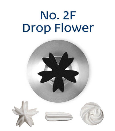 Piping Tip No. 2F DROP FLOWER MEDIUM S/S