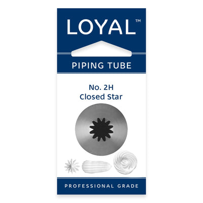 Piping Tip No. 2H CLOSED STAR MEDIUM S/S