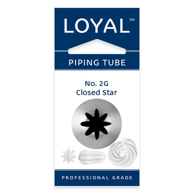 Piping Tip No. 2G CLOSED STAR MEDIUM S/S