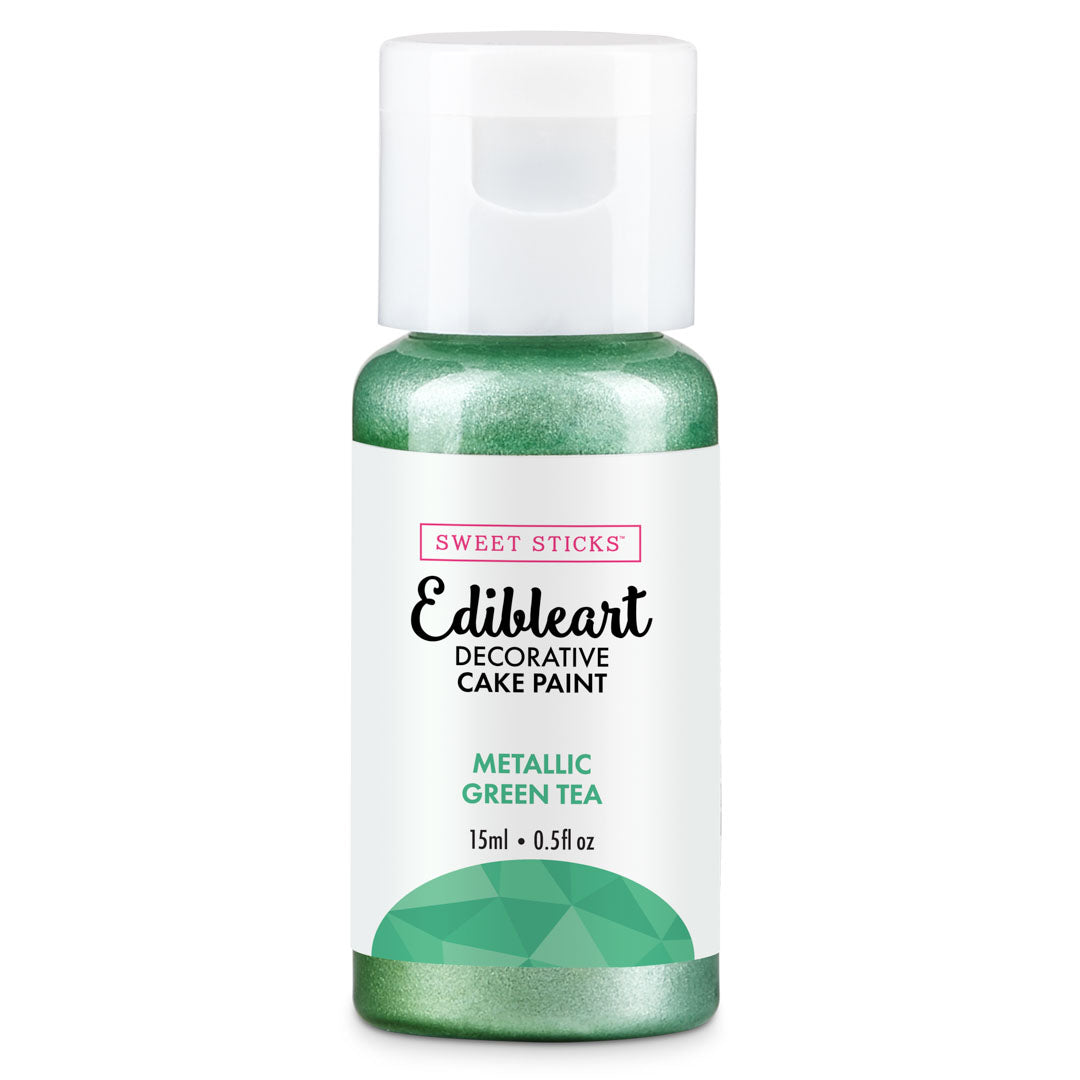 Green Tea Metallic Edibleart Paint 15ml