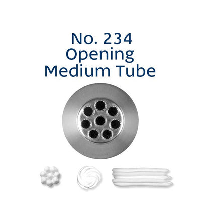 Piping Tip No. 234 MULTI-OPENING MEDIUM S/S