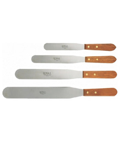 Spatula Straight Wood Handle 12in/30cm
