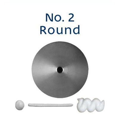 Piping Tip No. 2 ROUND STANDARD S/S