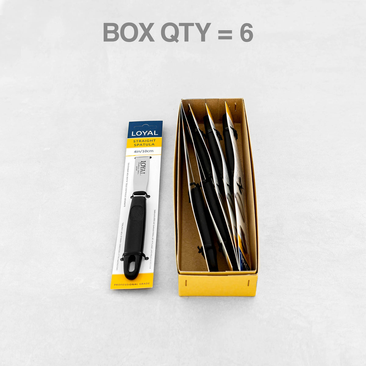Spatula Straight 4in/10cm