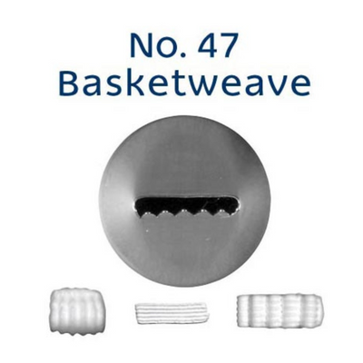 Piping Tip 47 Basketweave Uncarded