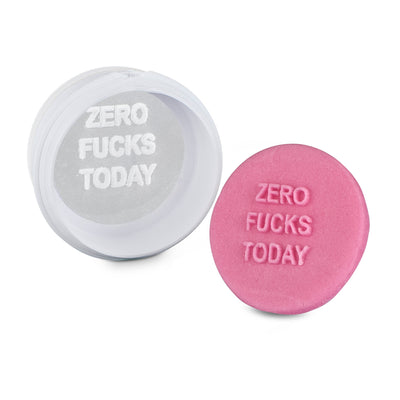 Zero F@$ks Today Mini Message