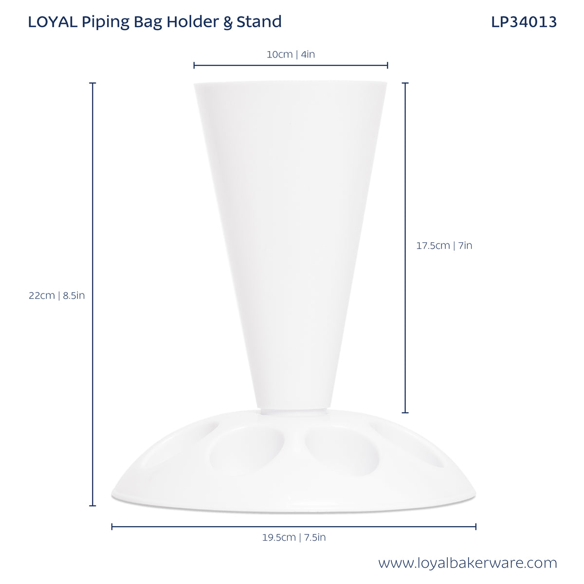 Piping Bag Holder + Stand