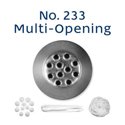 Piping Tip No. 233 MULTI-OPENING STANDARD S/S