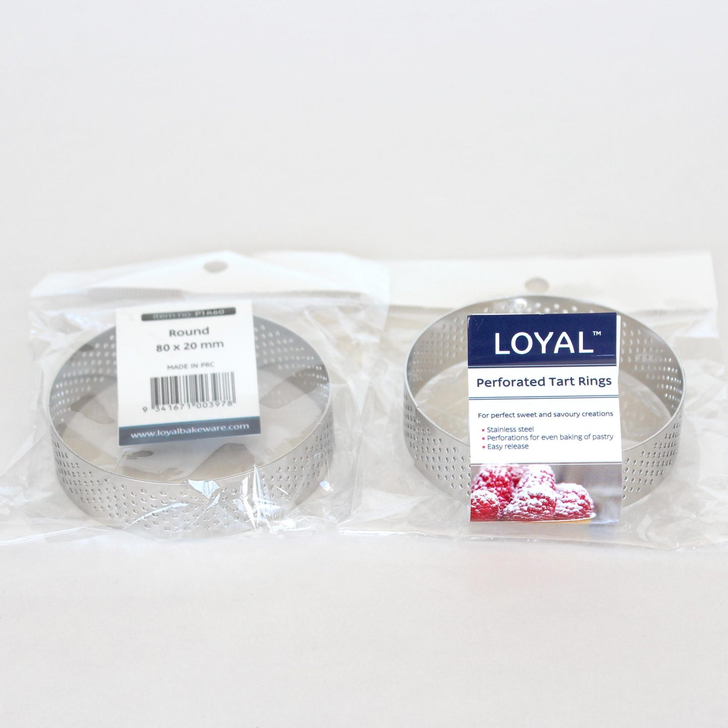 Perforated Tart Ring Round (80mm)