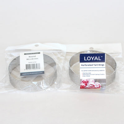 Perforated Tart Ring Round (80mm)