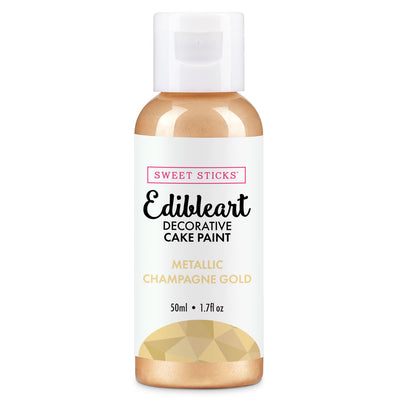 Champagne Gold Metallic Edibleart Paint 50ml