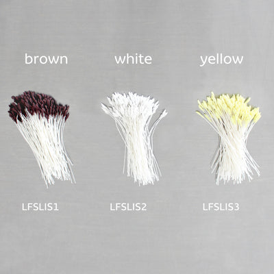 Floral Stamen Lily White Small (6pk)