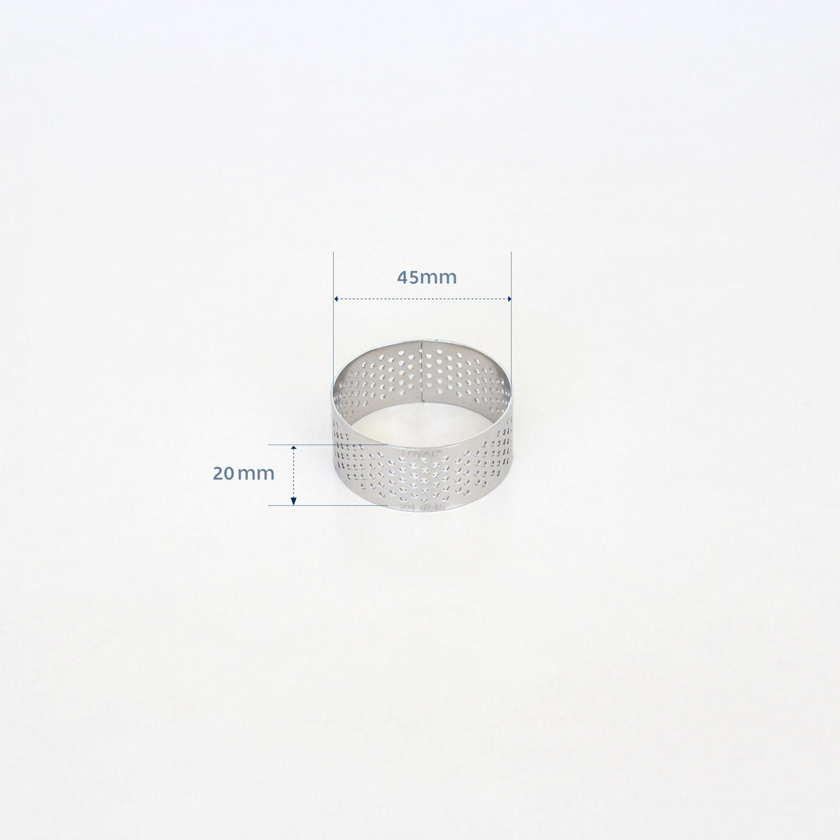 Perforated Tart Ring Round (45mm)