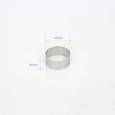 Perforated Tart Ring Round (45mm)