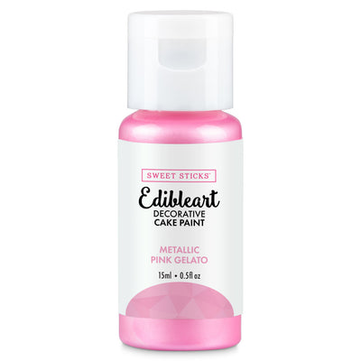 Pink Gelato Metallic Edibleart Paint 15ml