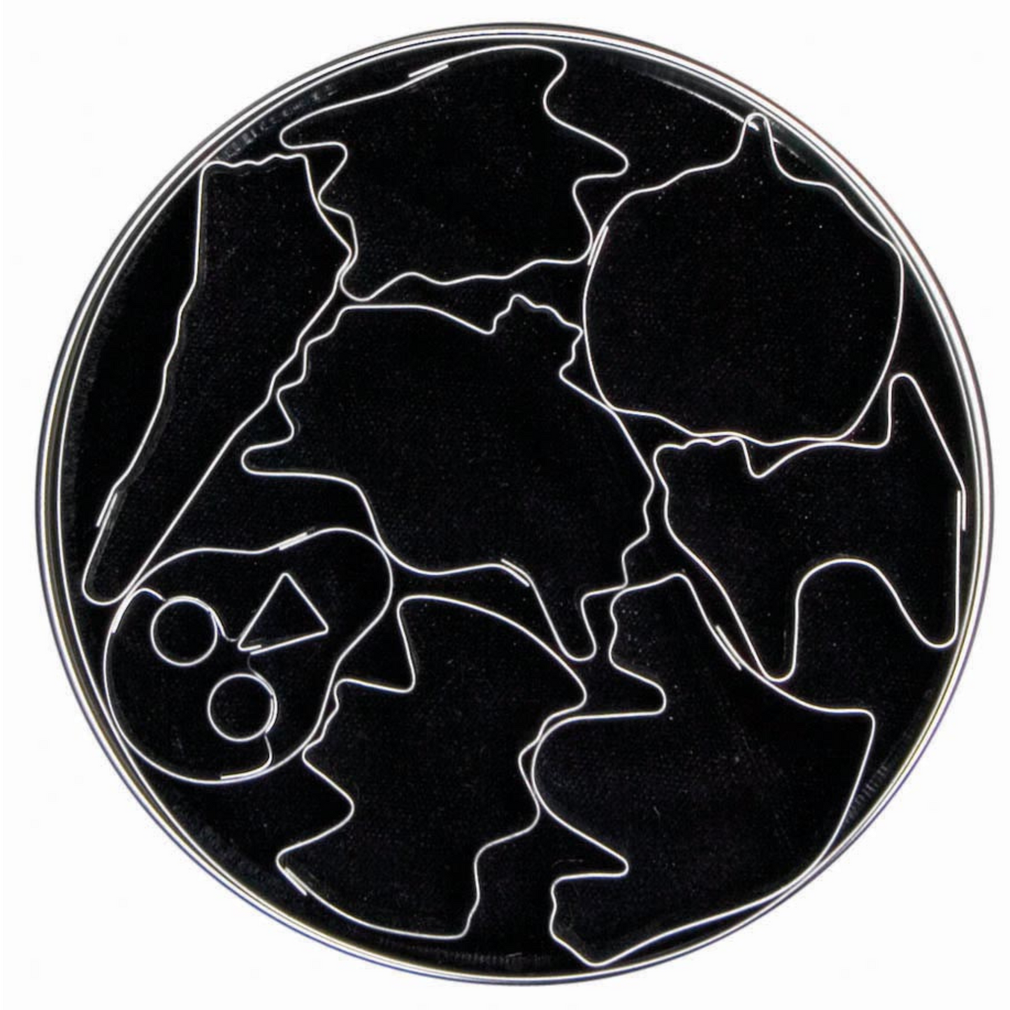Tin Plate Ghost + Witches Cutter Set (8pc)