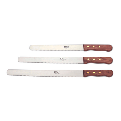 Serrated Knife Wooden Handle 14in/36cm