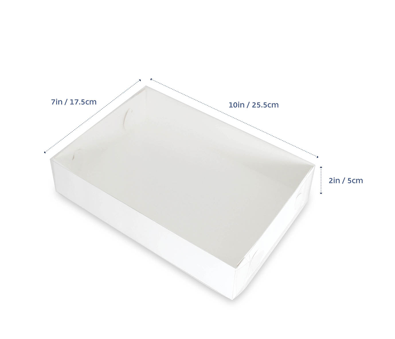 Biscuit Box Clear 2" High