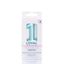 Number Candle Balloon Metallic Blue