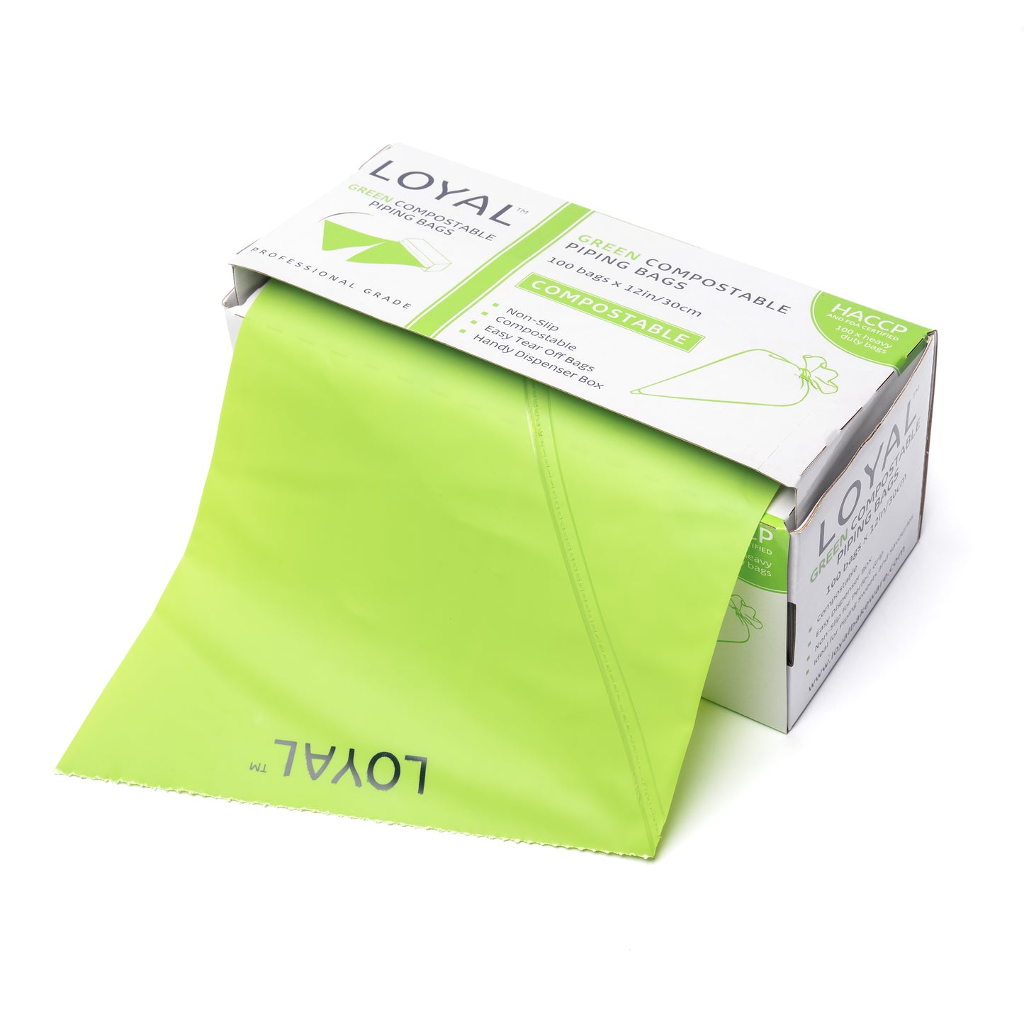 Compostable Piping Bags Green