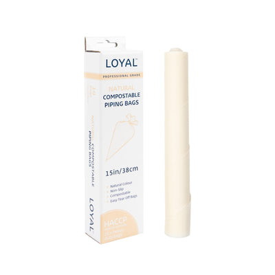 Compostable Piping Bags Natural 15" (10pc)
