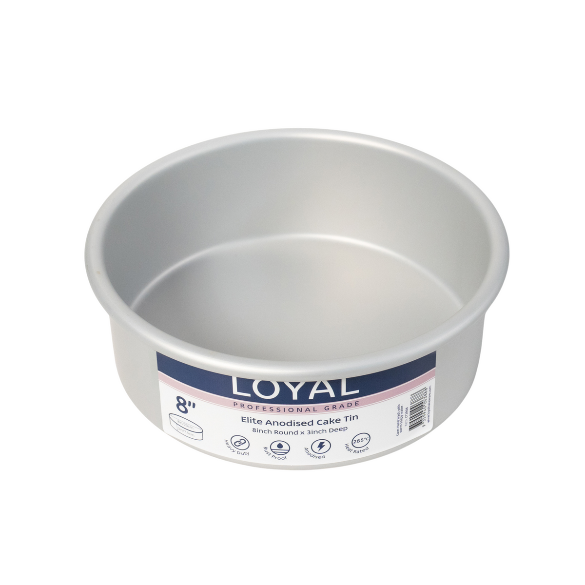 Elite Anodised Cake Tin Round 3" Deep