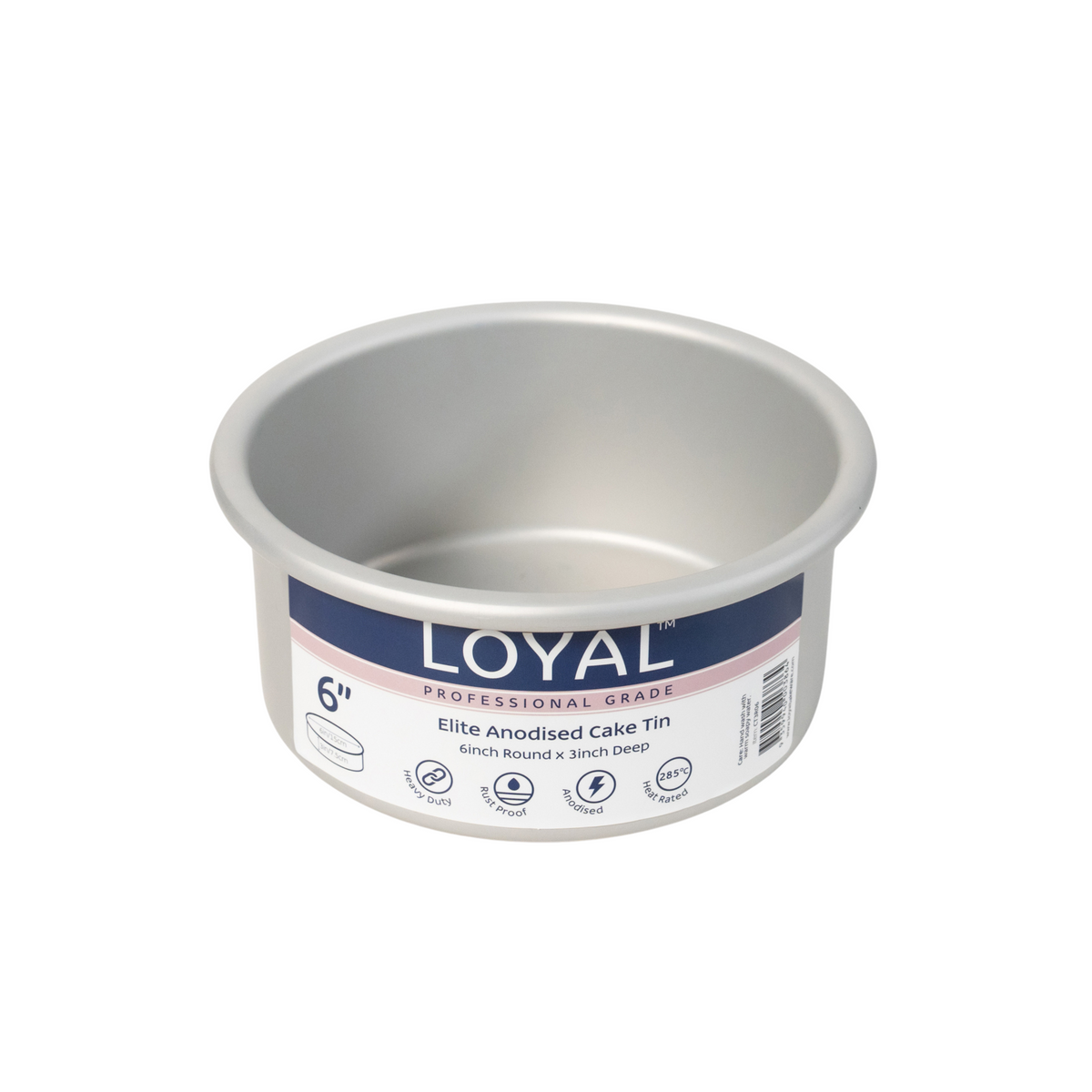 Elite Anodised Cake Tin Round 3" Deep