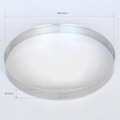 Perforated Tart Ring Round (200mm)
