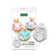 Teddy + Heart Silicone Mould