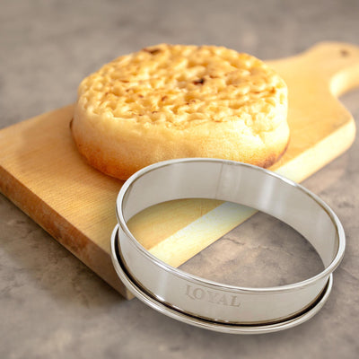 Crumpet Ring Stainless Steel (100mm)
