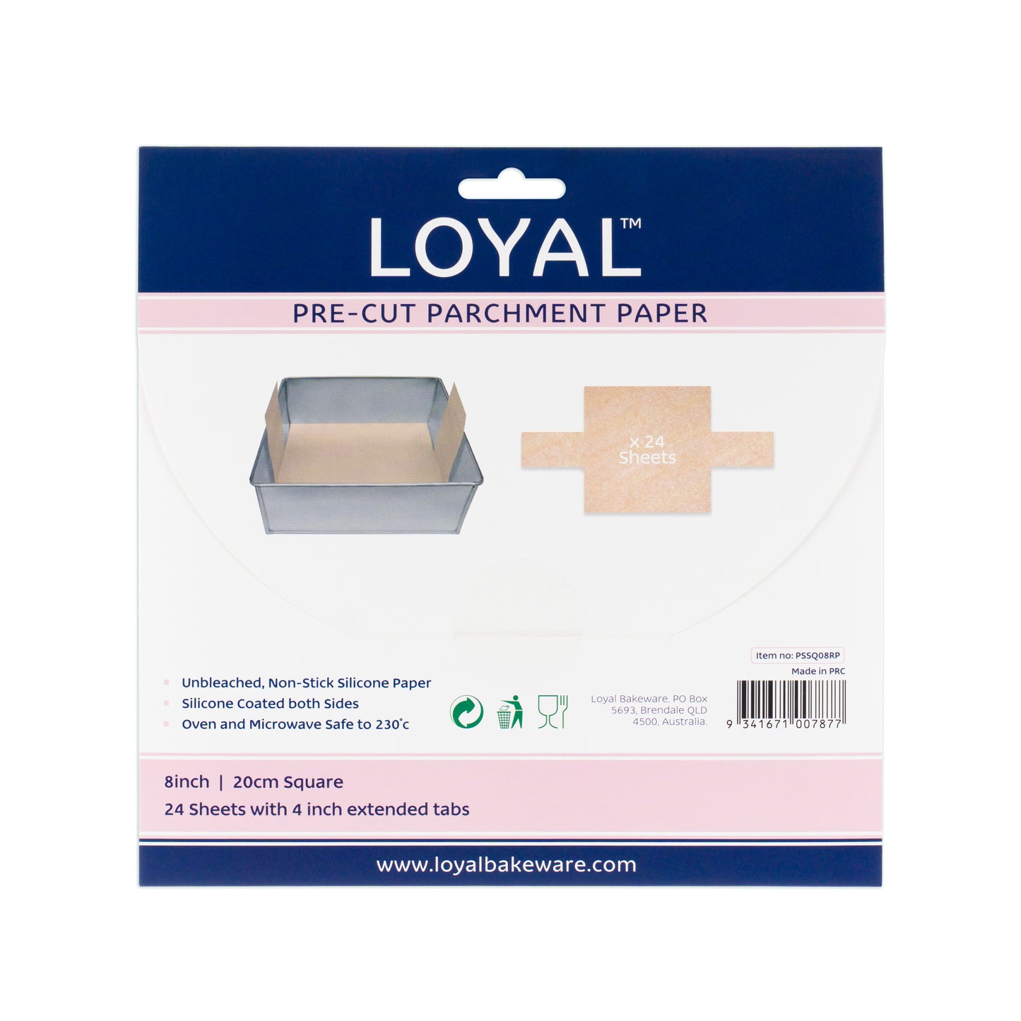 Pre-Cut Parchment Paper Square