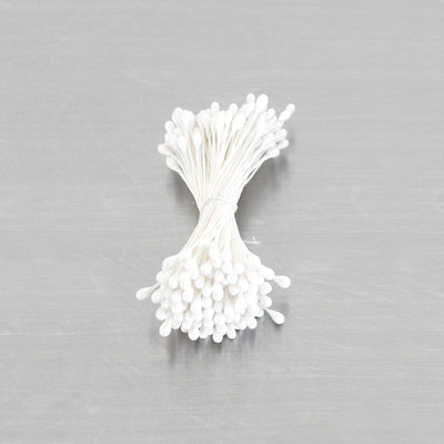 Floral Stamen Pearl White Medium (6pk)