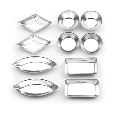 Tin Plate Tartlet Mould Set (10pc)