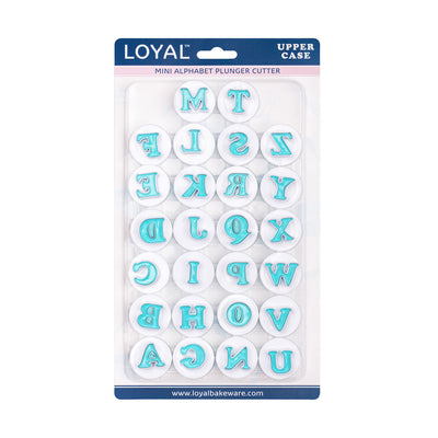 Mini Alphabet Plunger Cutter Upper Case (26pcs)
