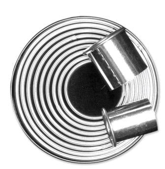 Tin Plate Plain Round Cutter Set (11pc)