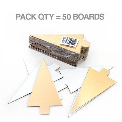 Dessert Board Triangle Gold (135x75mm)